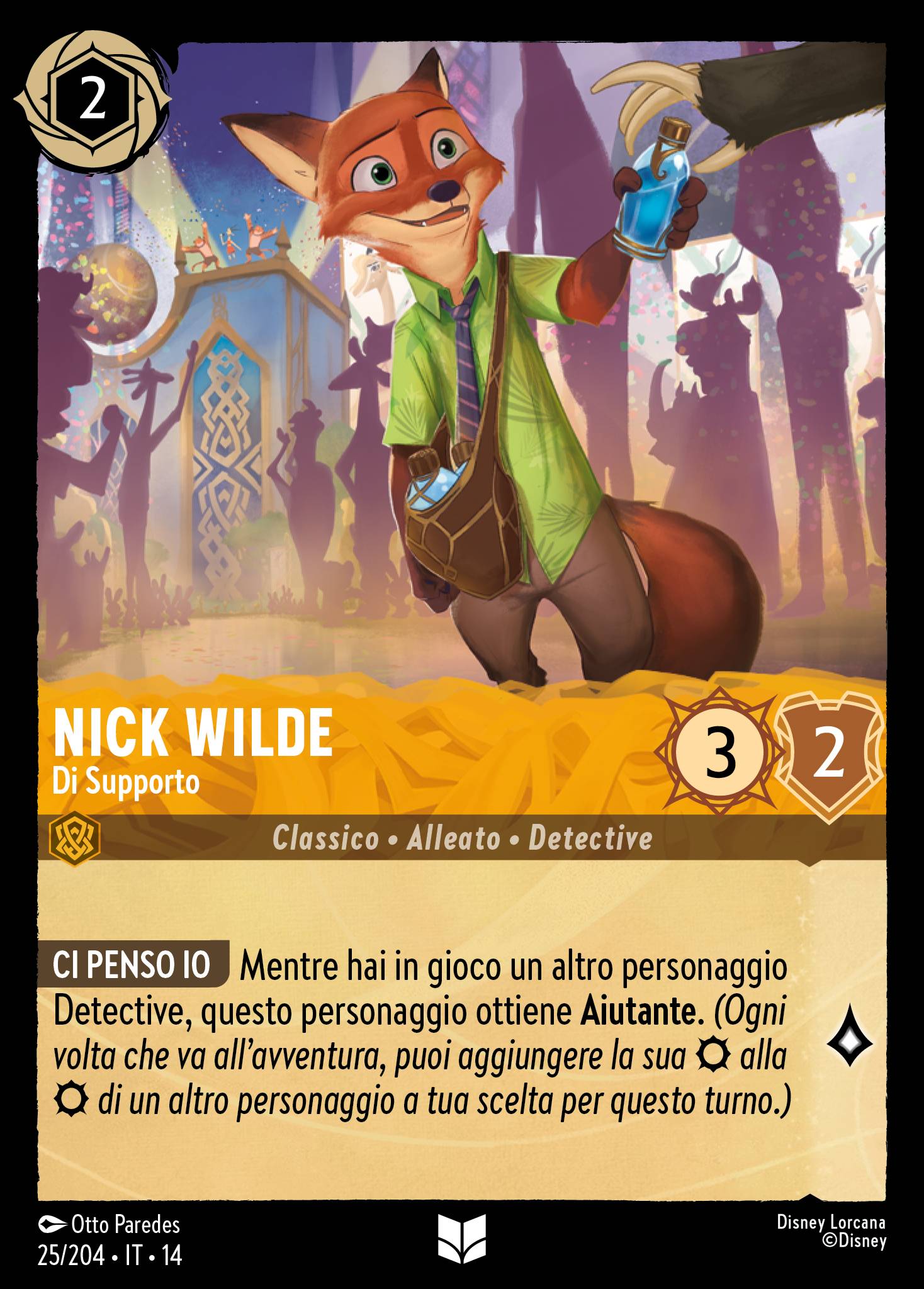 Nick Wilde · Di Supporto