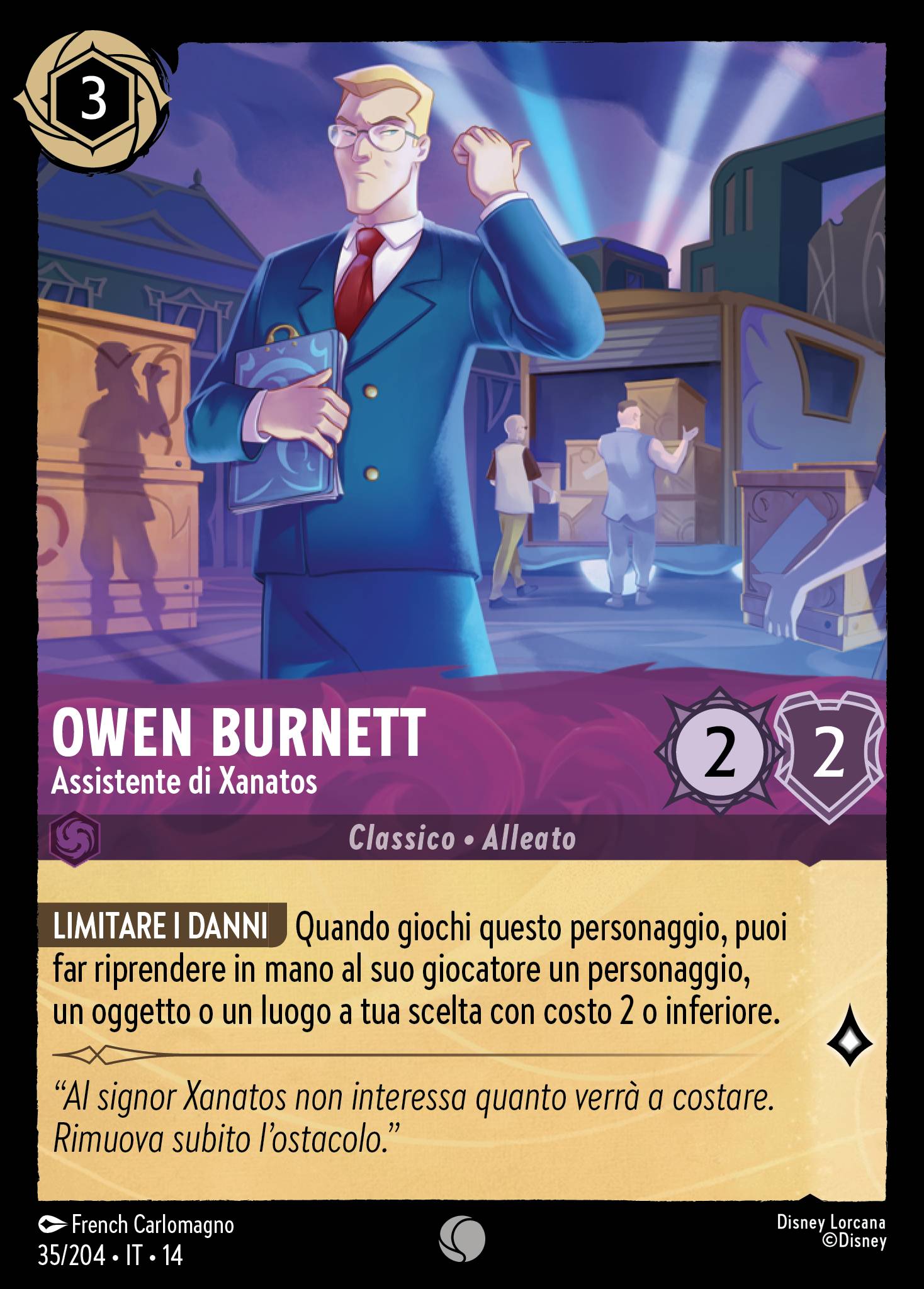 Owen Burnett · Assistente di Xanatos