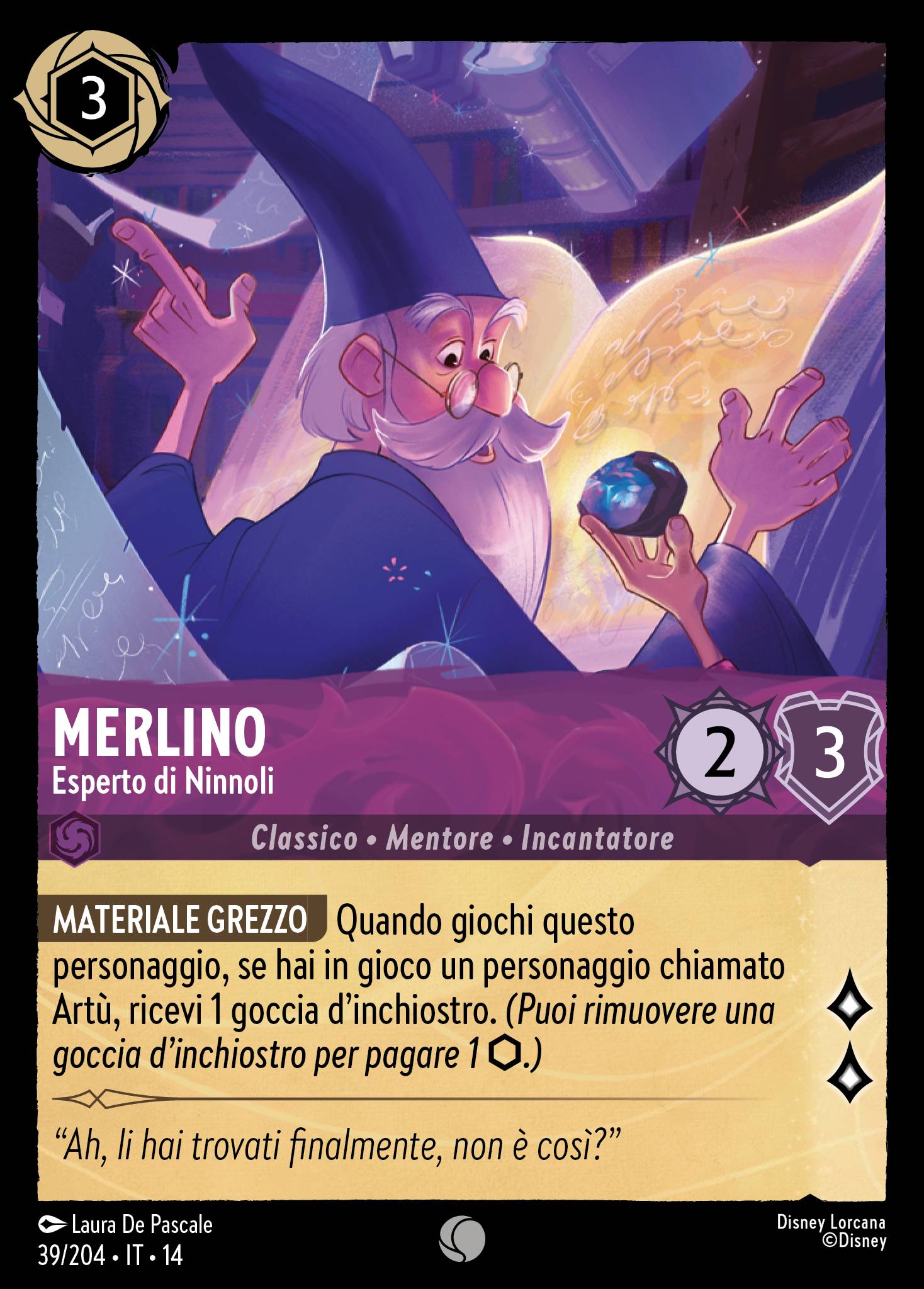 Merlino · Esperto di Ninnoli
