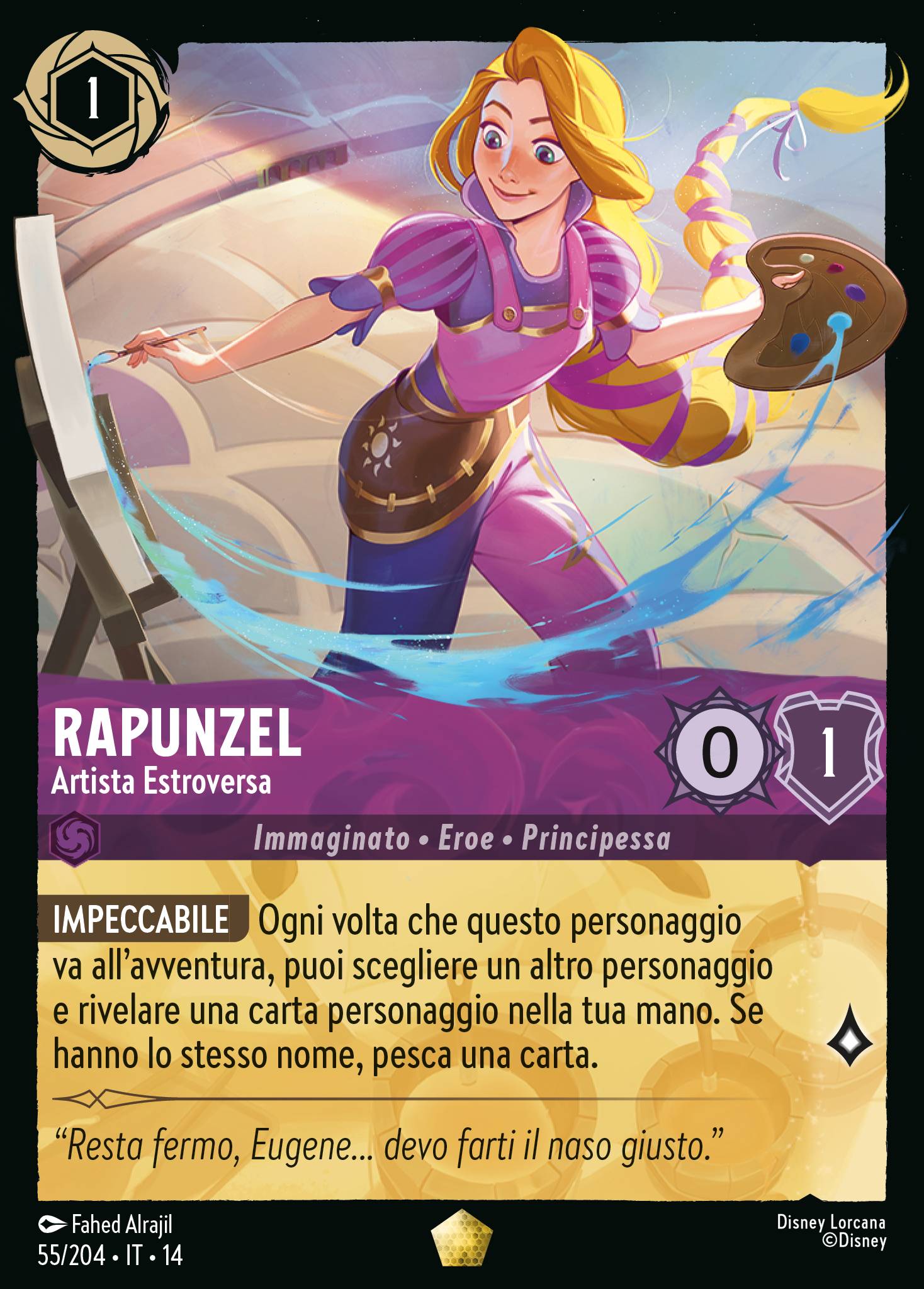 Rapunzel · Artista Estroversa