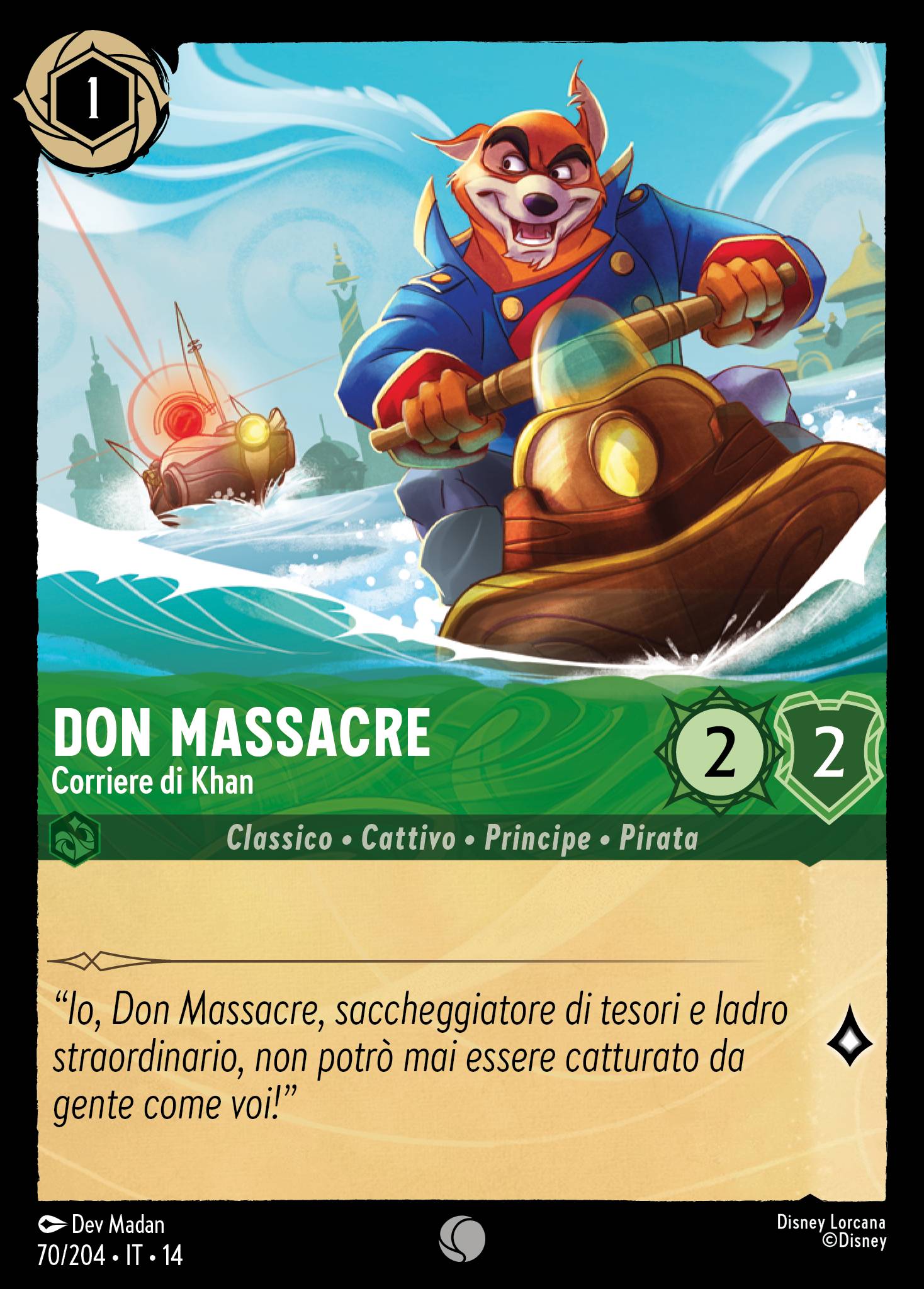 Don Massacre · Corriere di Khan
