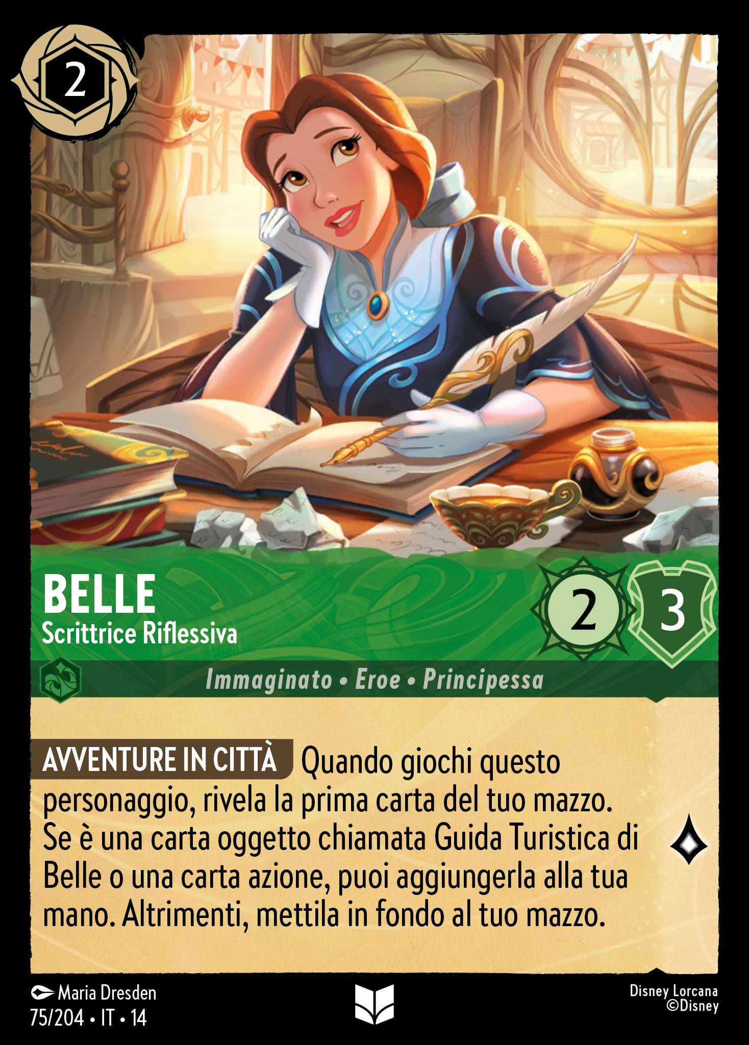 Belle · Scrittrice Riflessiva