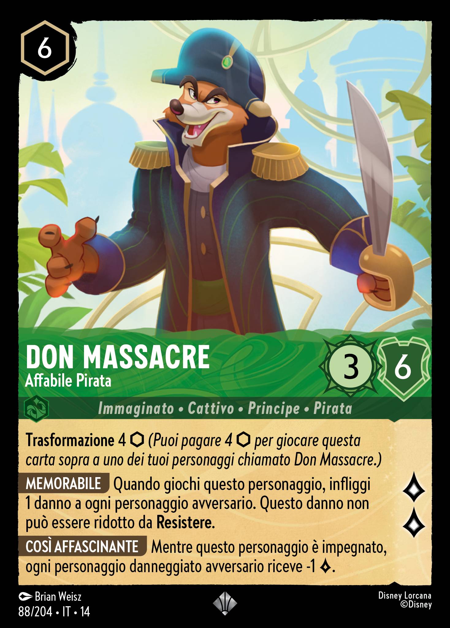 Don Massacre · Affabile Pirata