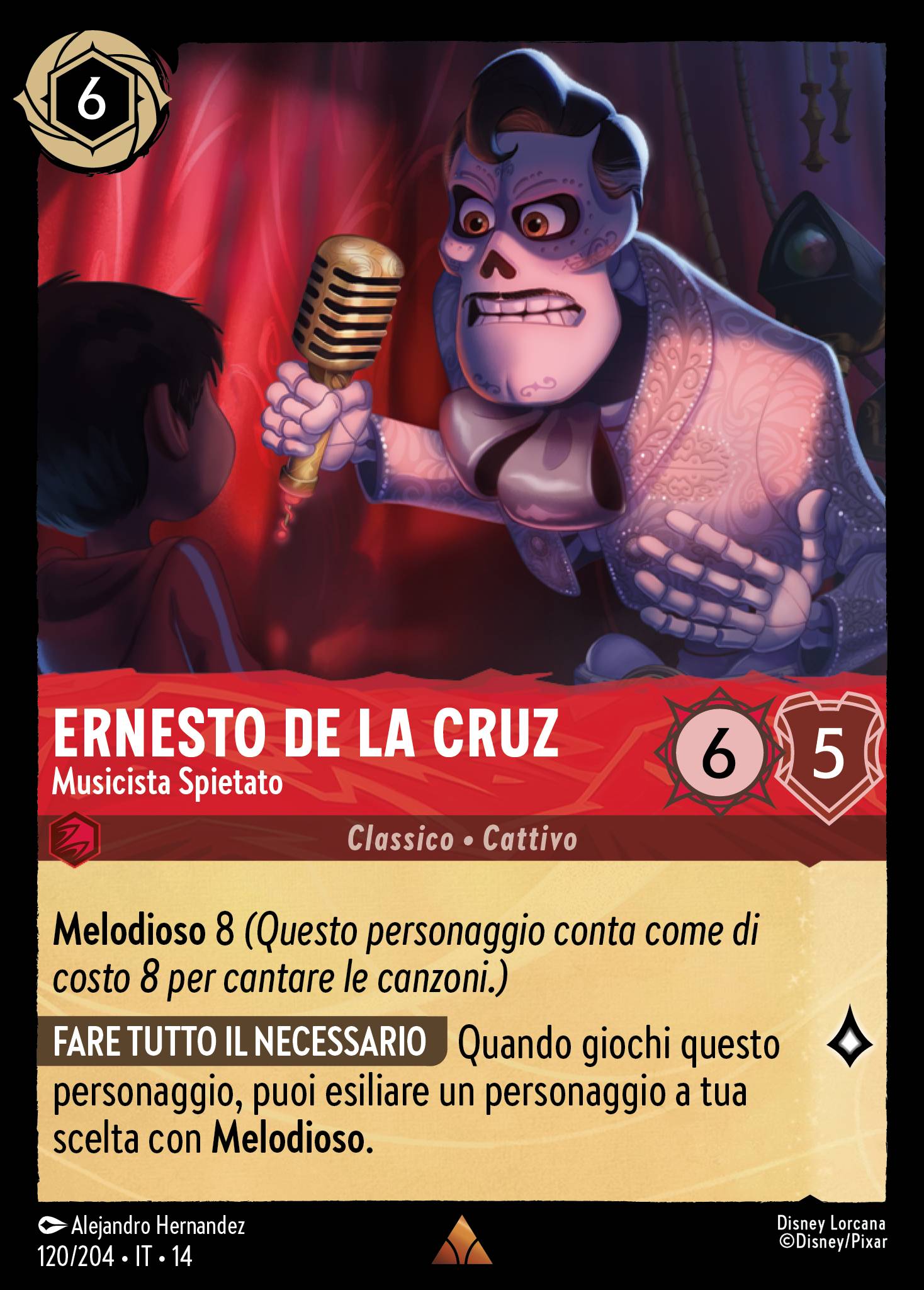 Ernesto de la Cruz · Musicista Spietato