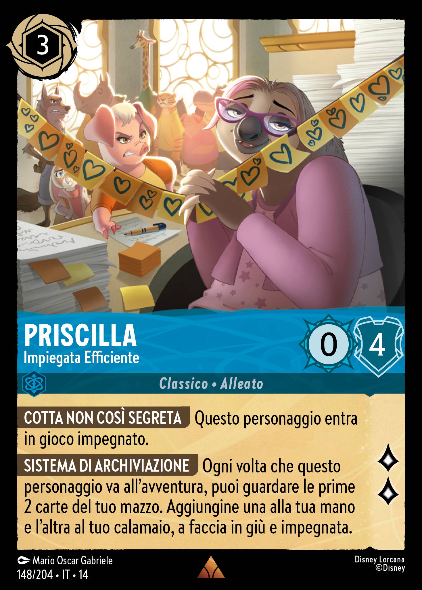 Priscilla · Impiegata Efficiente