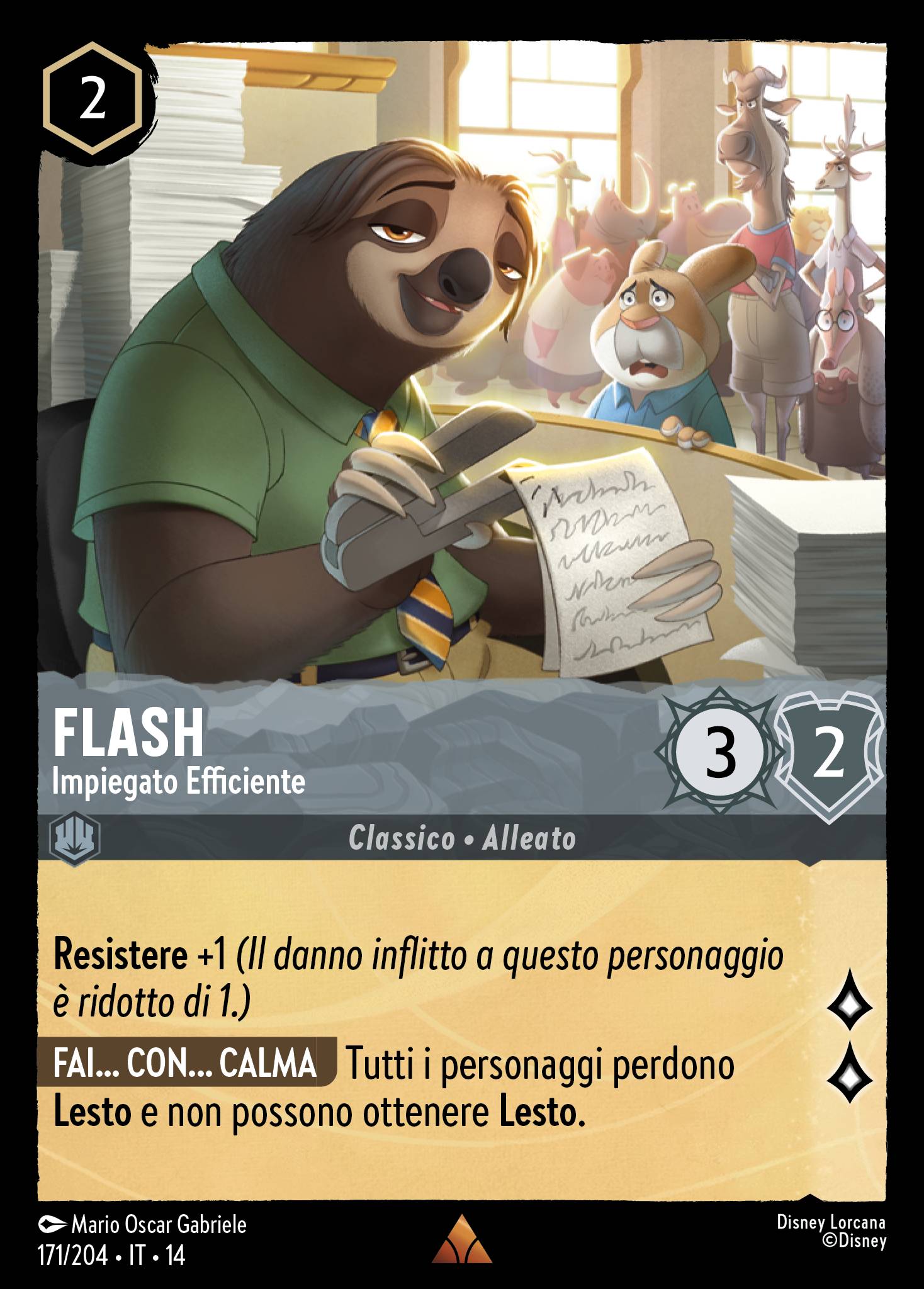 Flash · Impiegato Efficiente