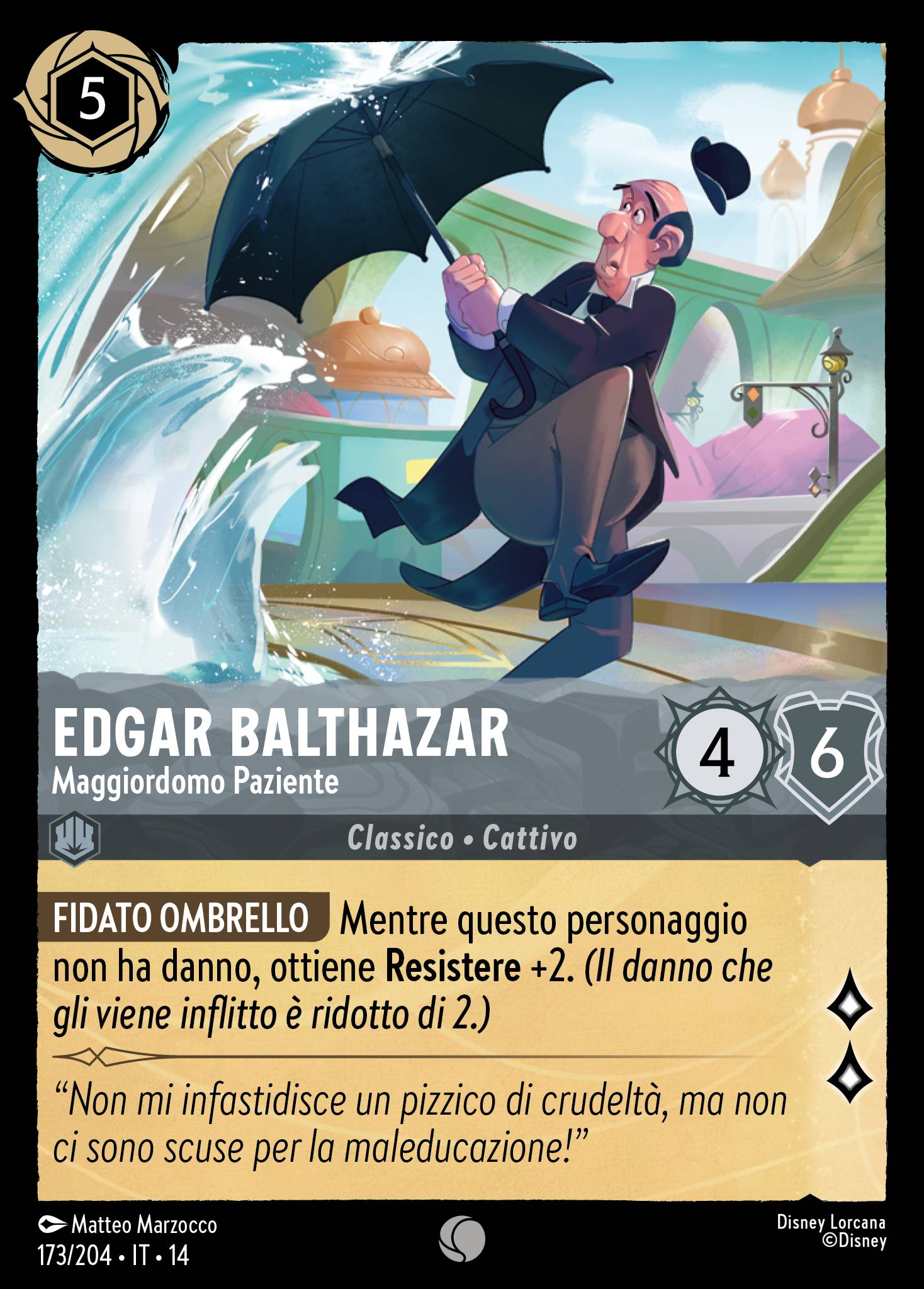Edgar Balthazar · Maggiordomo Paziente