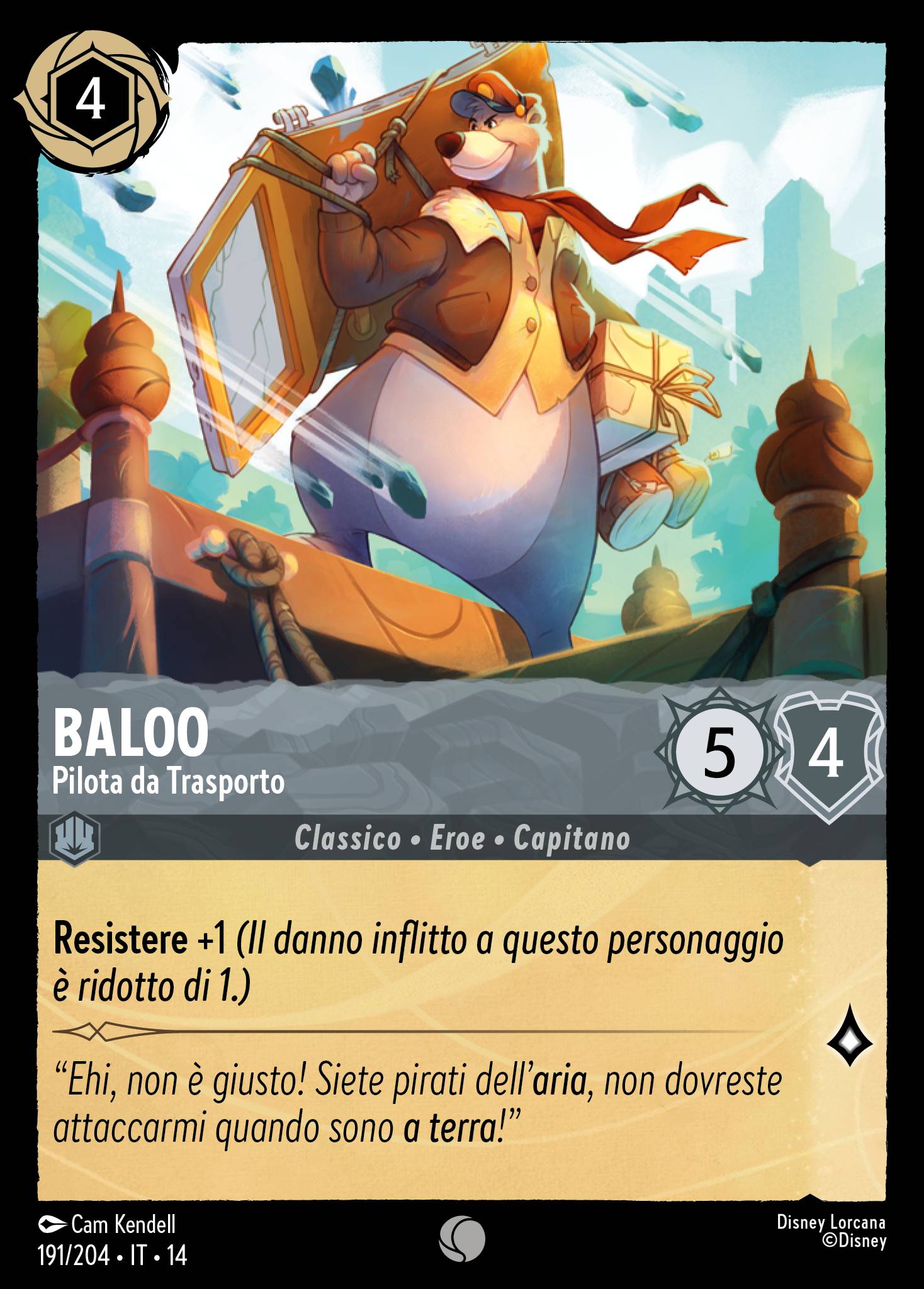 Baloo · Pilota da Trasporto
