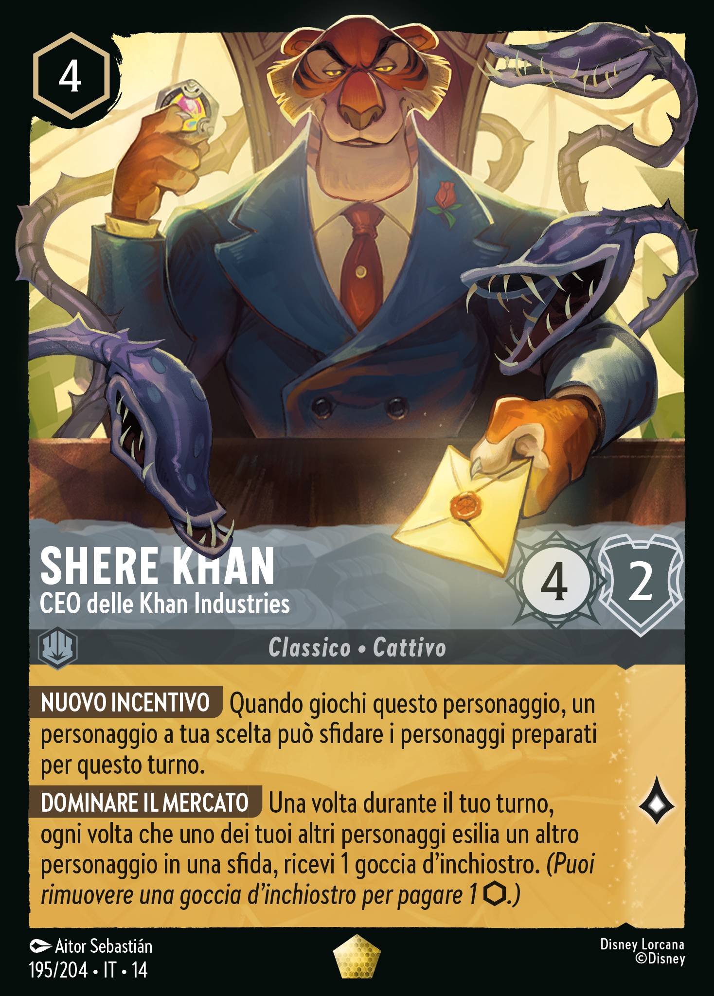 Shere Khan · CEO delle Khan Industries