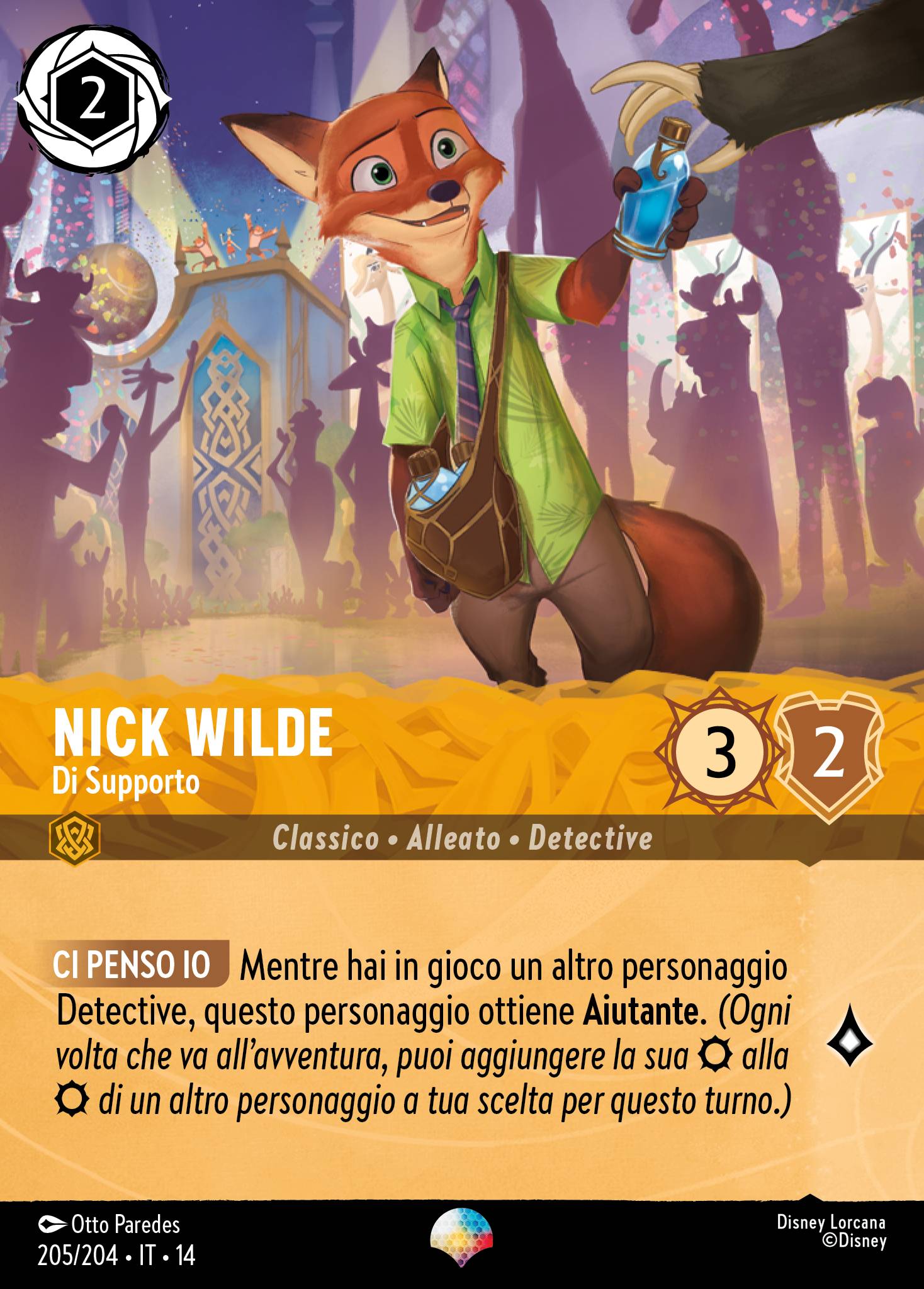 Nick Wilde · Di Supporto