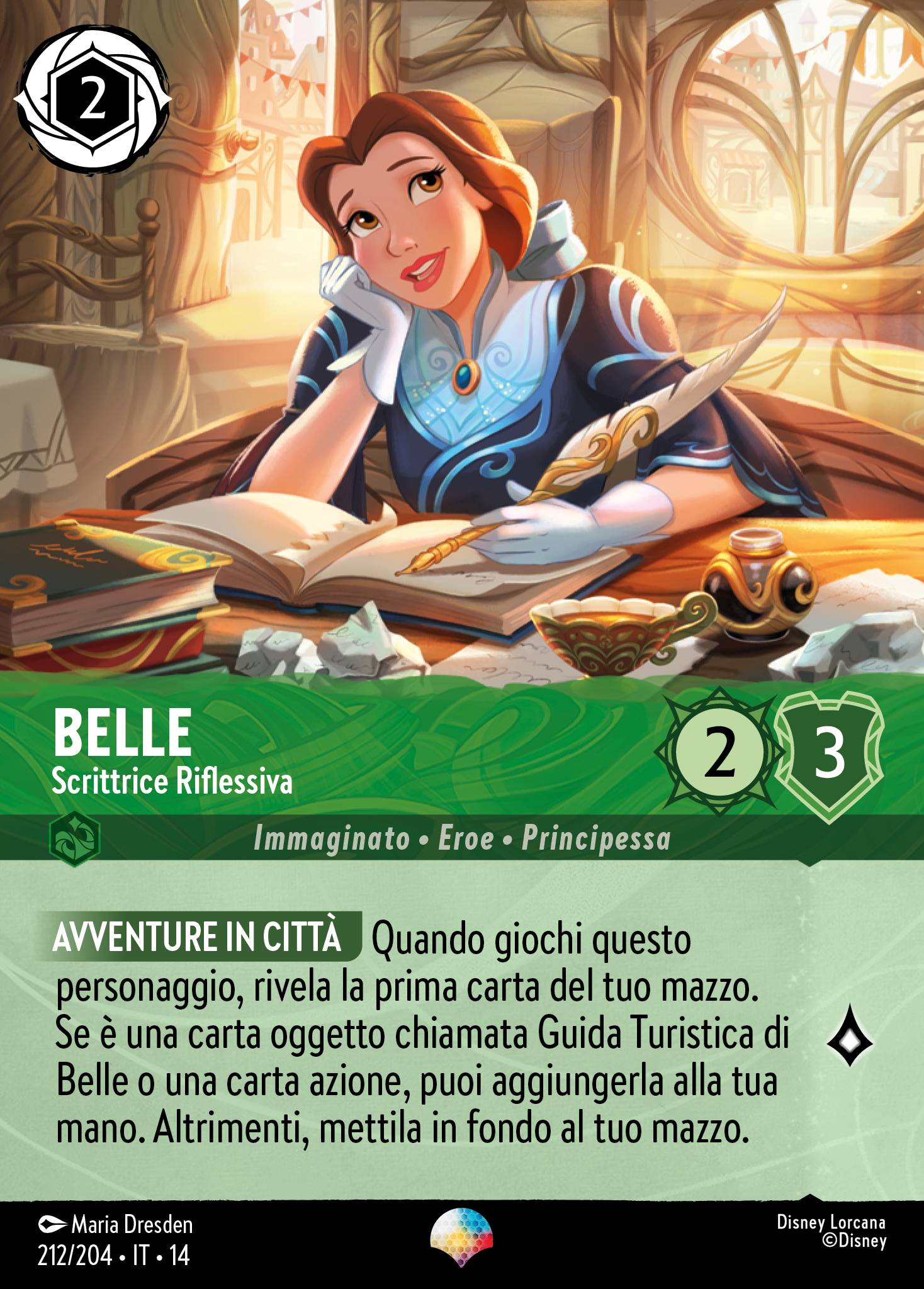 Belle · Scrittrice Riflessiva