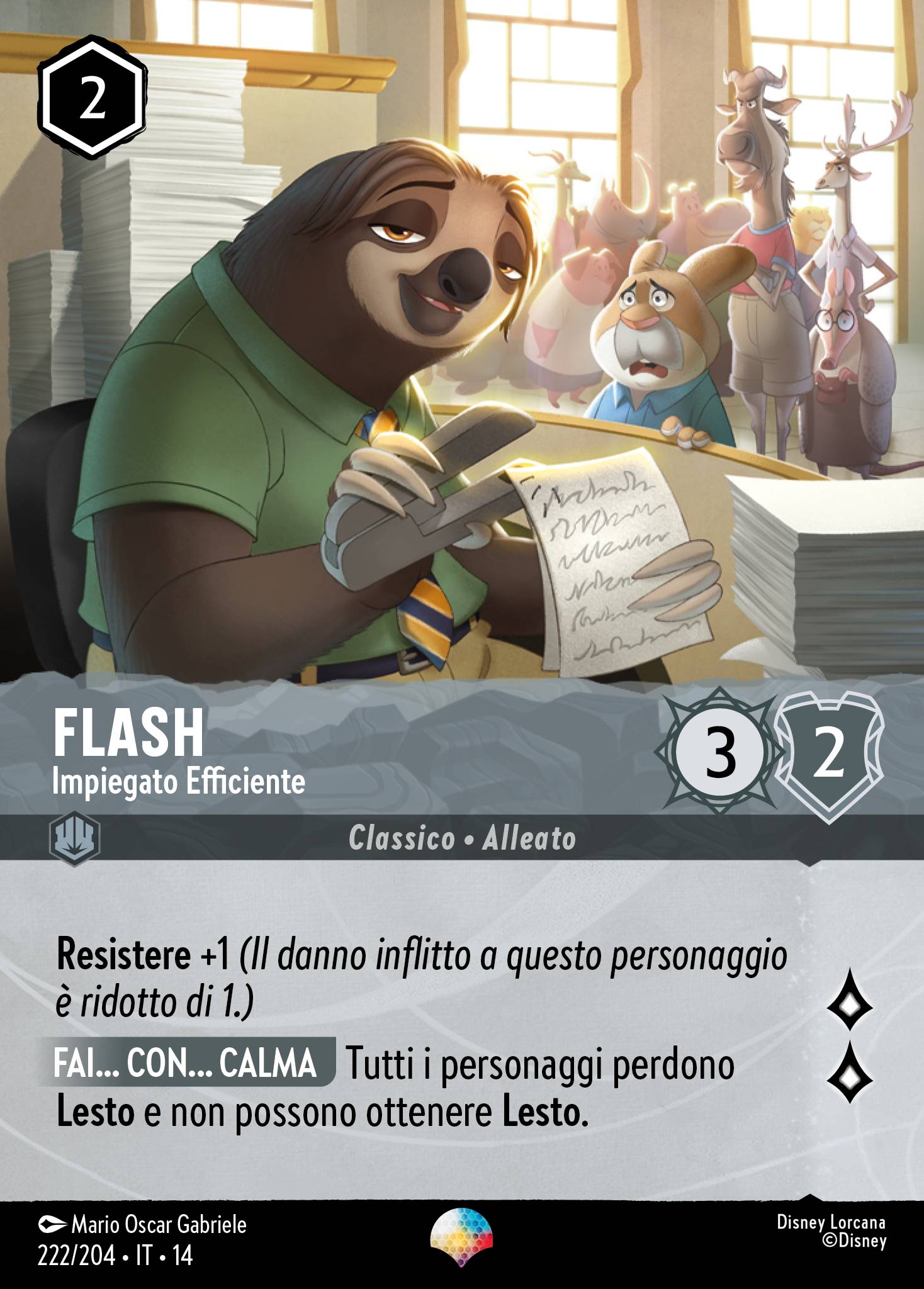Flash · Impiegato Efficiente