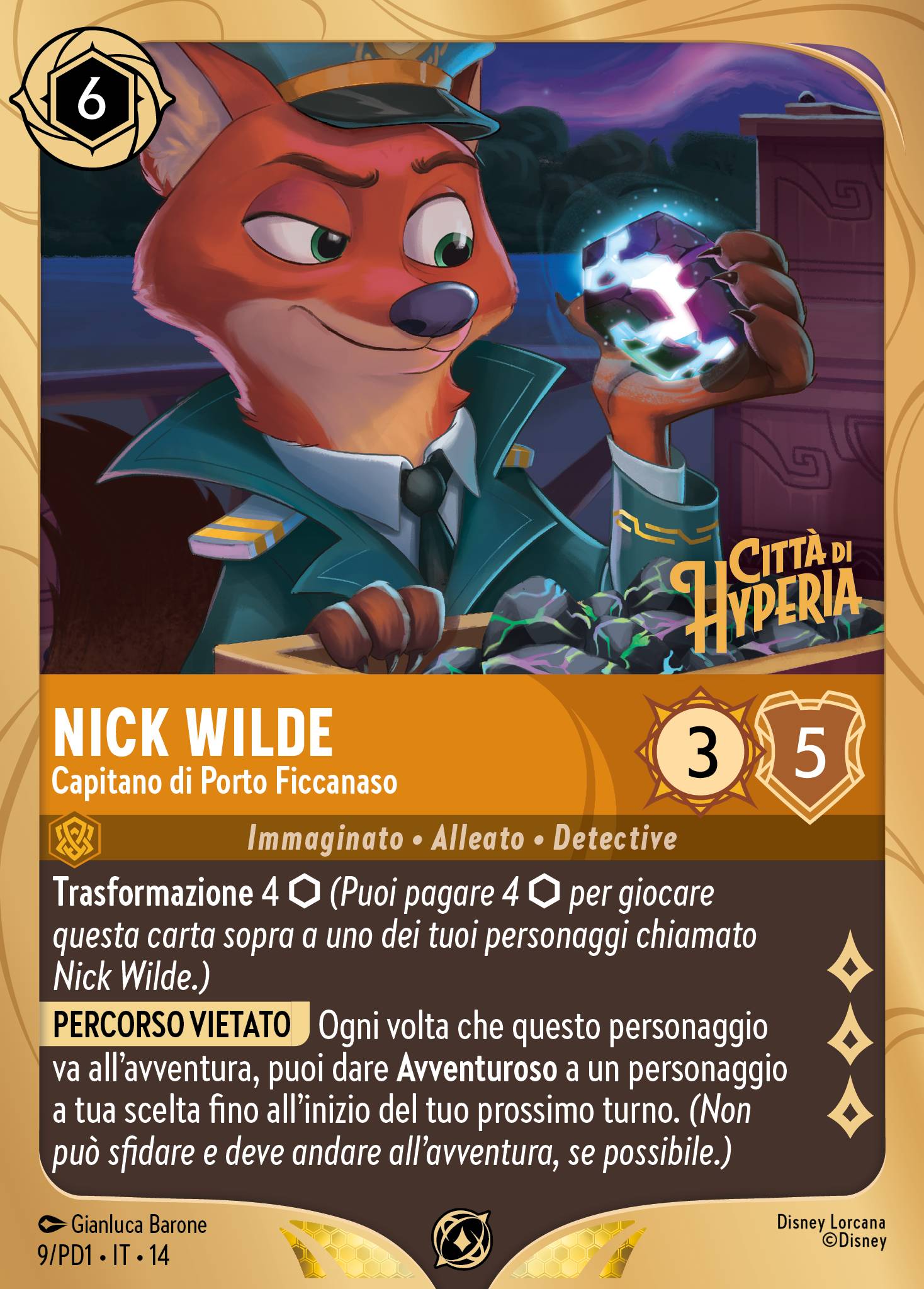 Nick Wilde · Capitano di Porto Ficcanaso