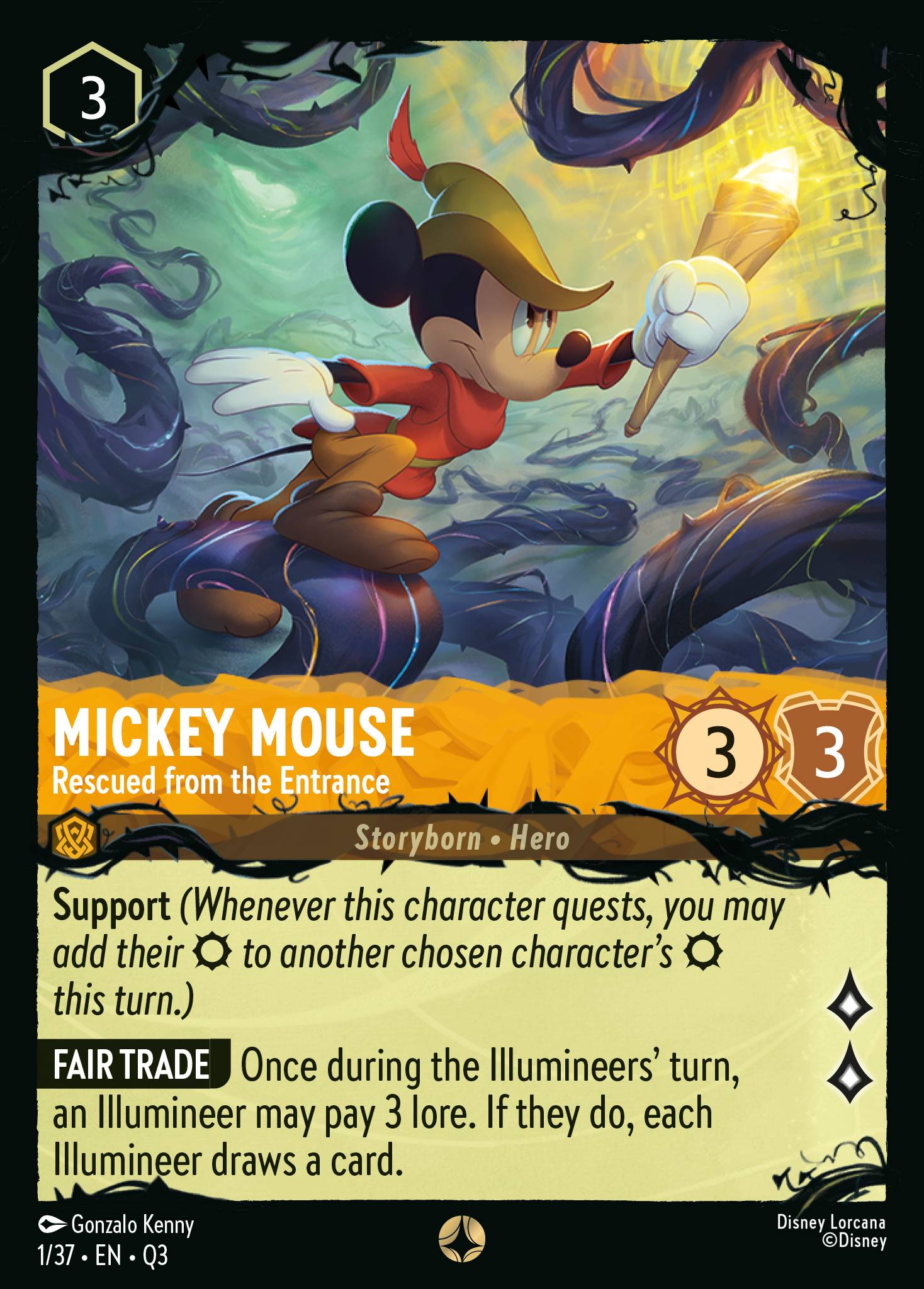 Mickey Mouse · Rescued from the Entrance