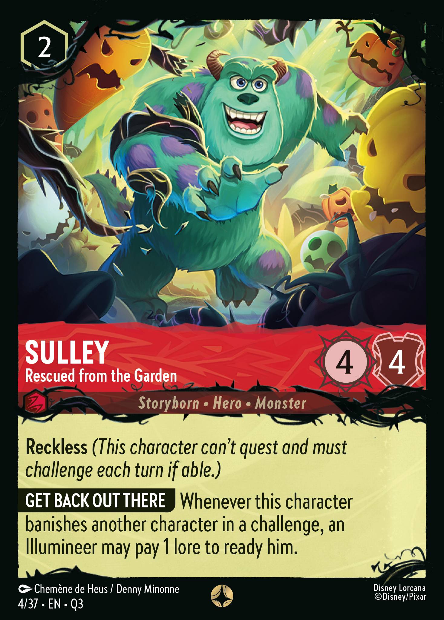 Sulley · Rescued from the Garden
