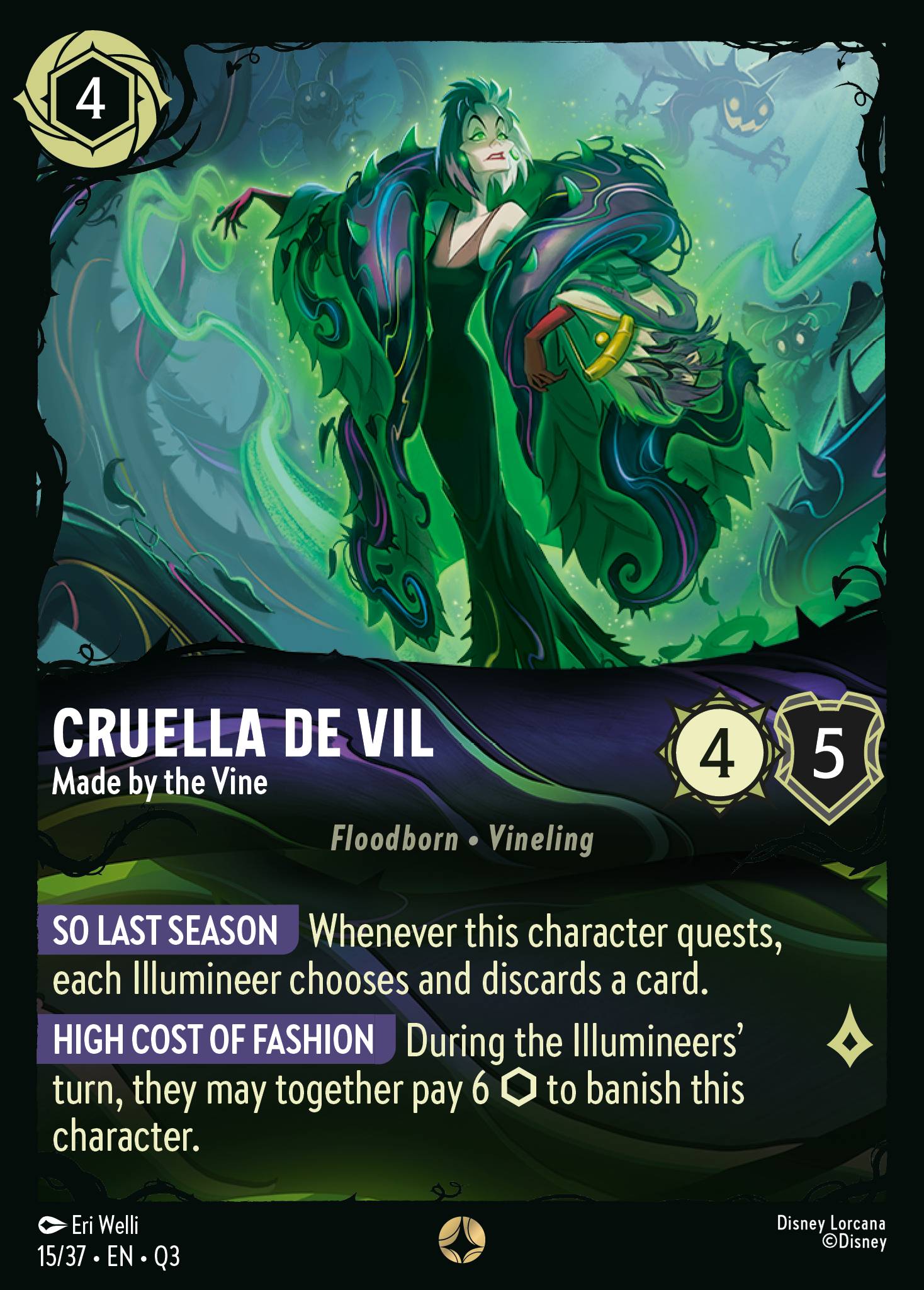 Cruella De Vil · Made by the Vine