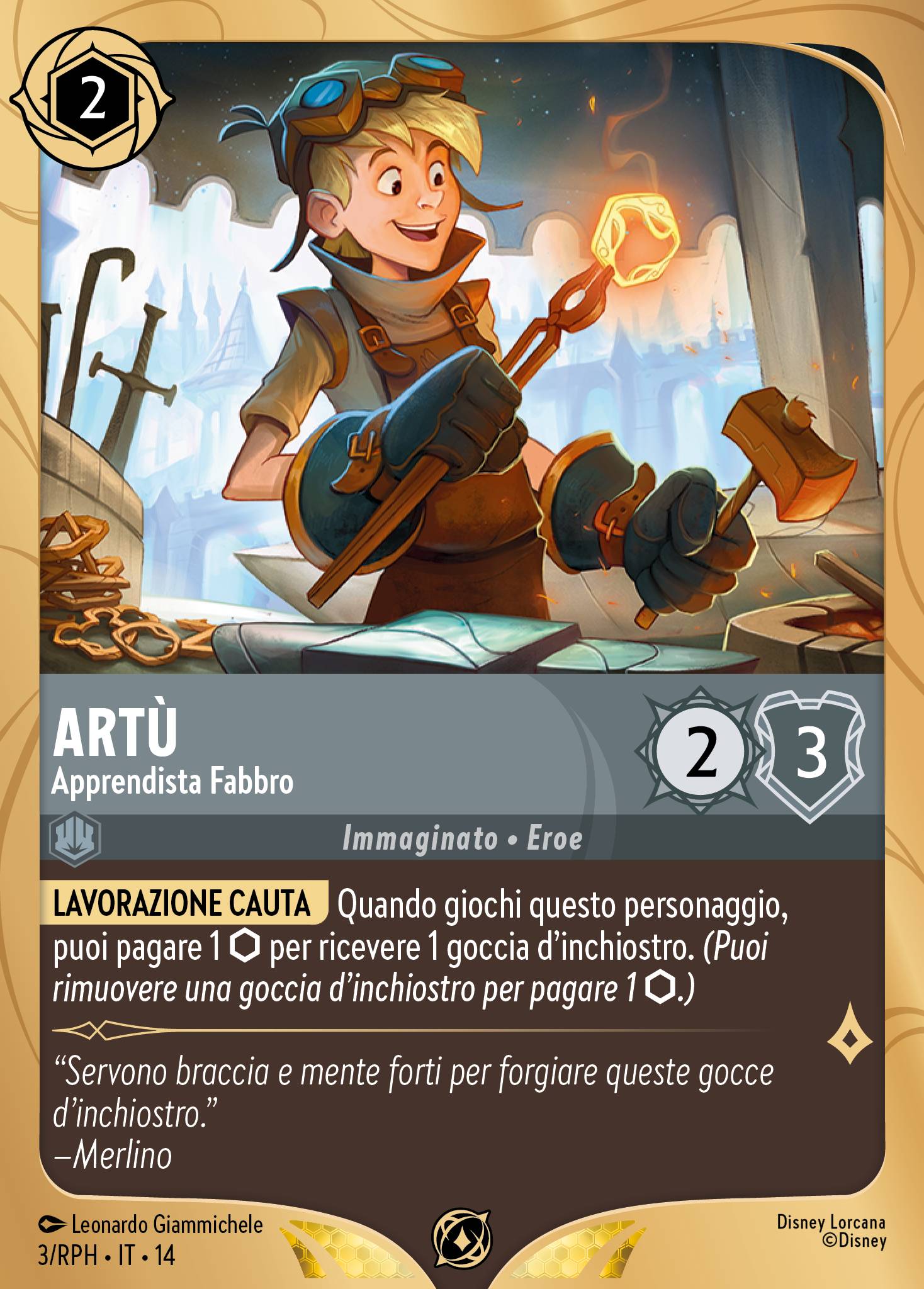 Artù · Apprendista Fabbro