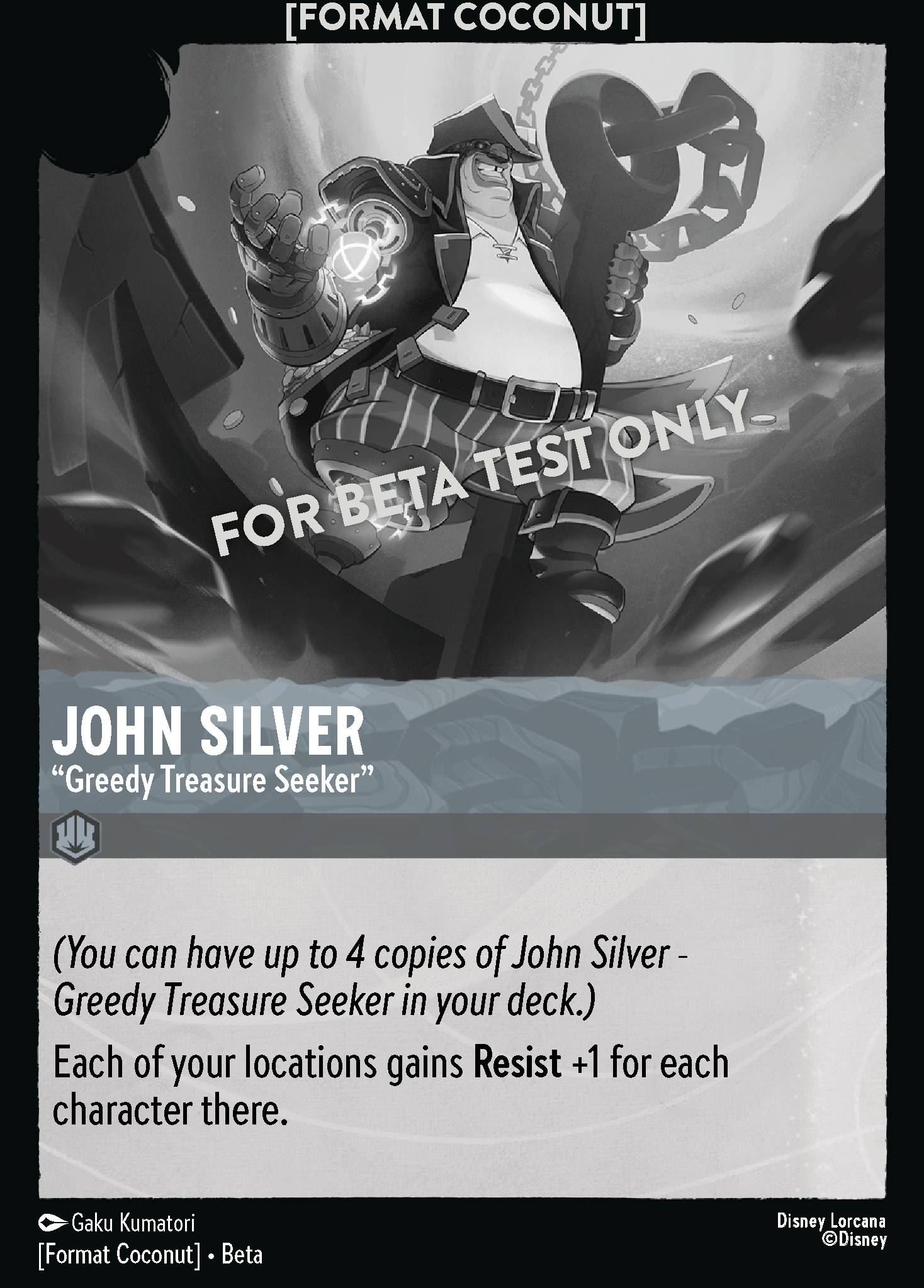 John Silver · Greedy Treasure Seeker