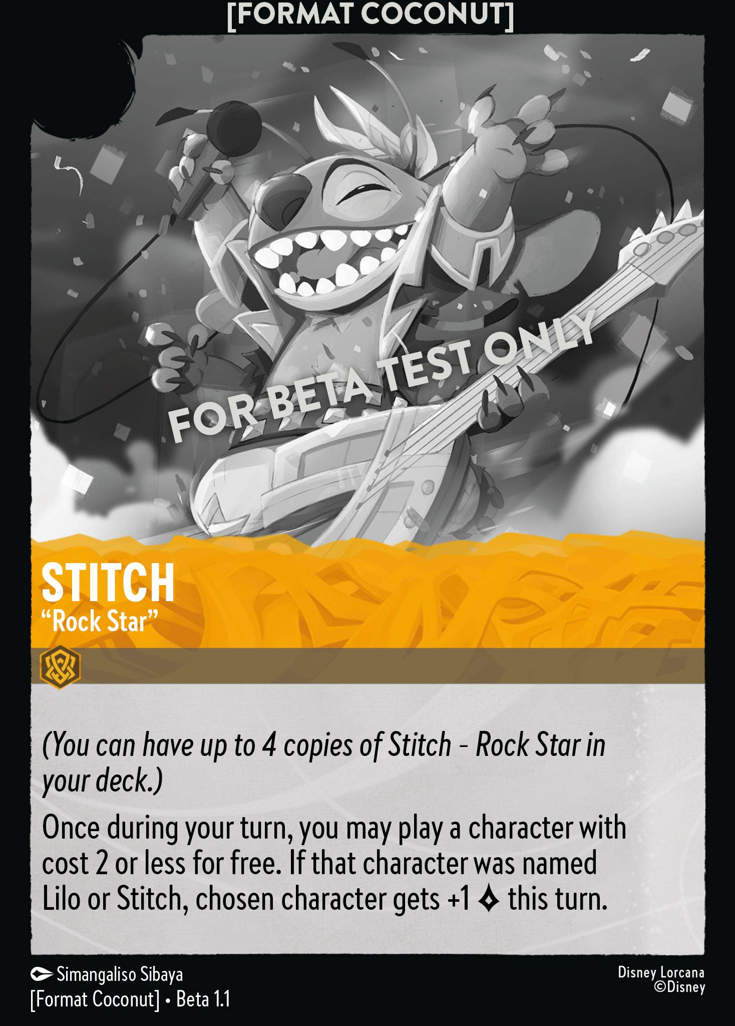 Stitch · Rock Star