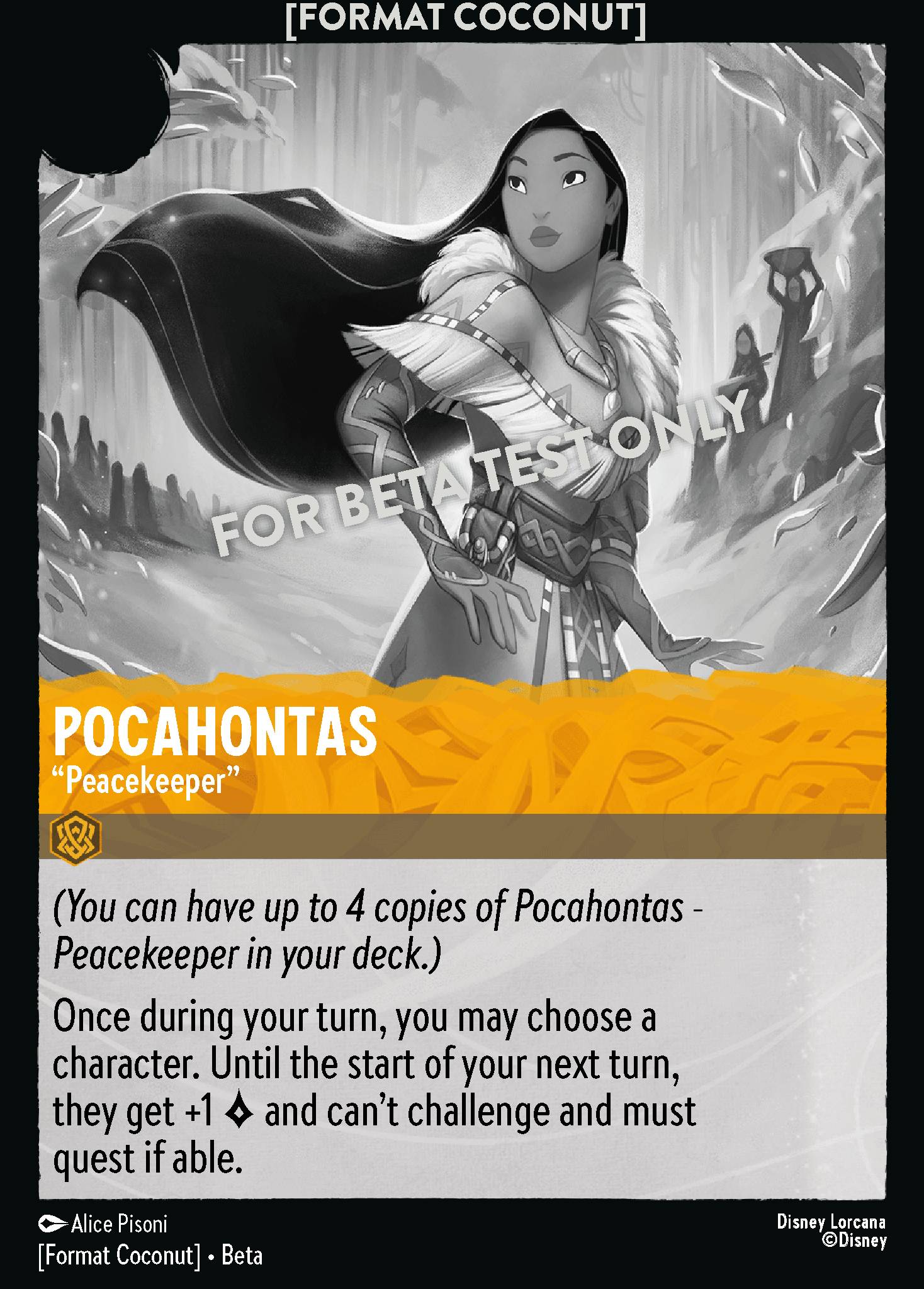 Pocahontas · Peacekeeper